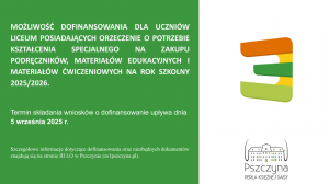 Dofinansowanie zakupu podręczników dla uczniów 